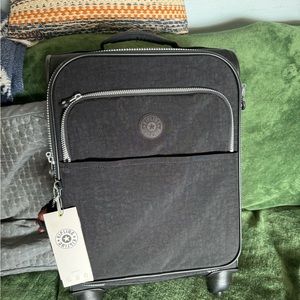 NWT black Kipling Parker carryon roller